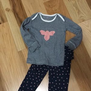 Burt’s bees 24 month pajama set